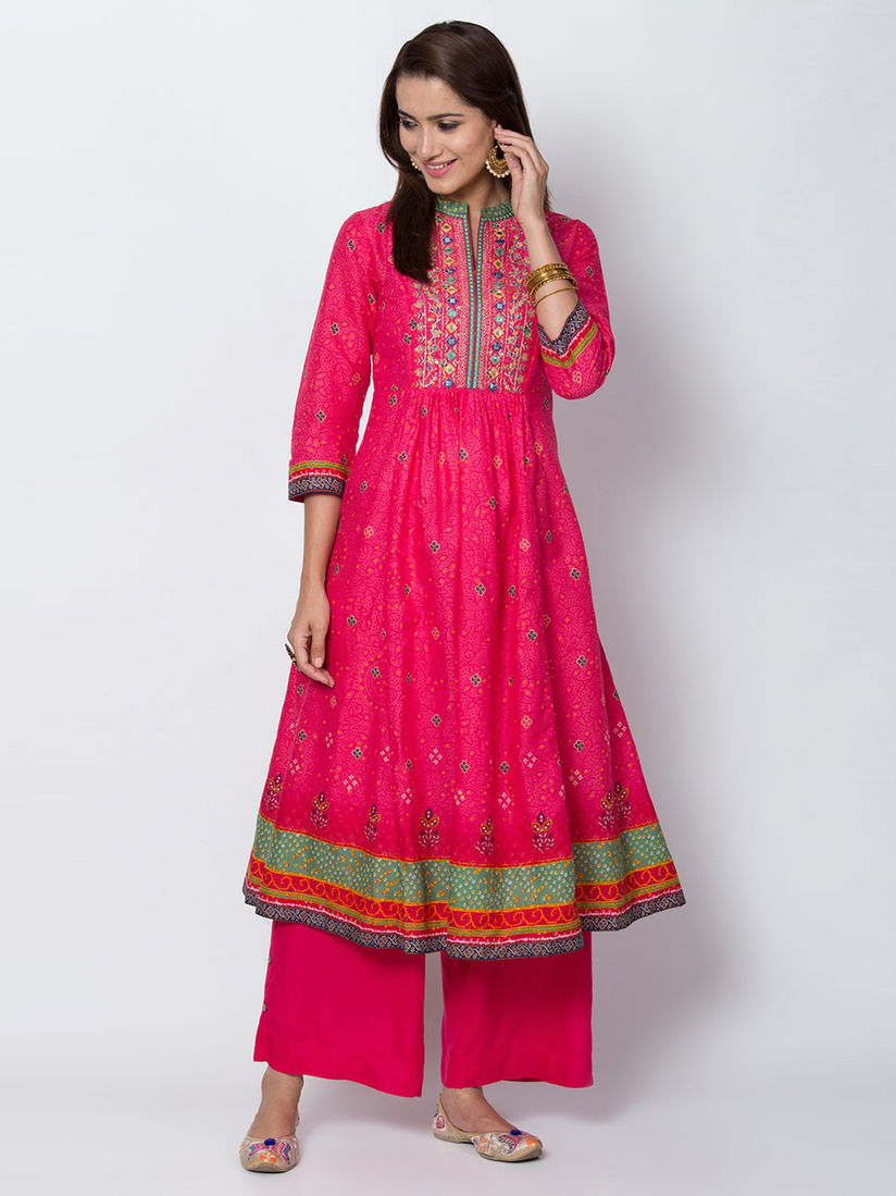 Pink Kurtas - Buy Trendy Pink Kurtas Online in India | Myntra