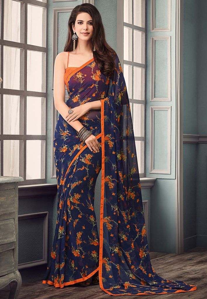 Printed Sarees - The New Stylish Modern Look of an Old Trendy Sarees